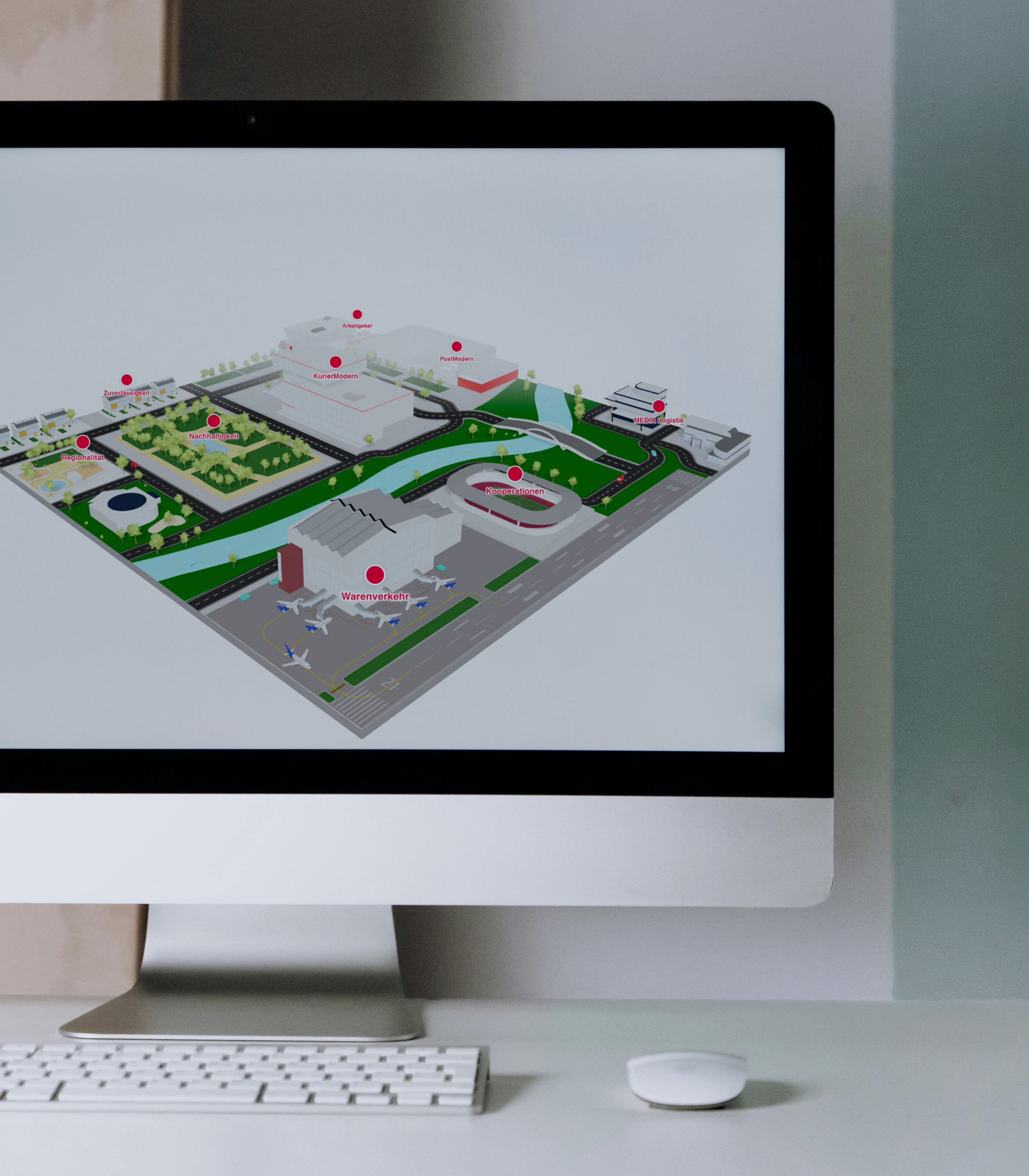 3D Welt von MEDIA Logistik.