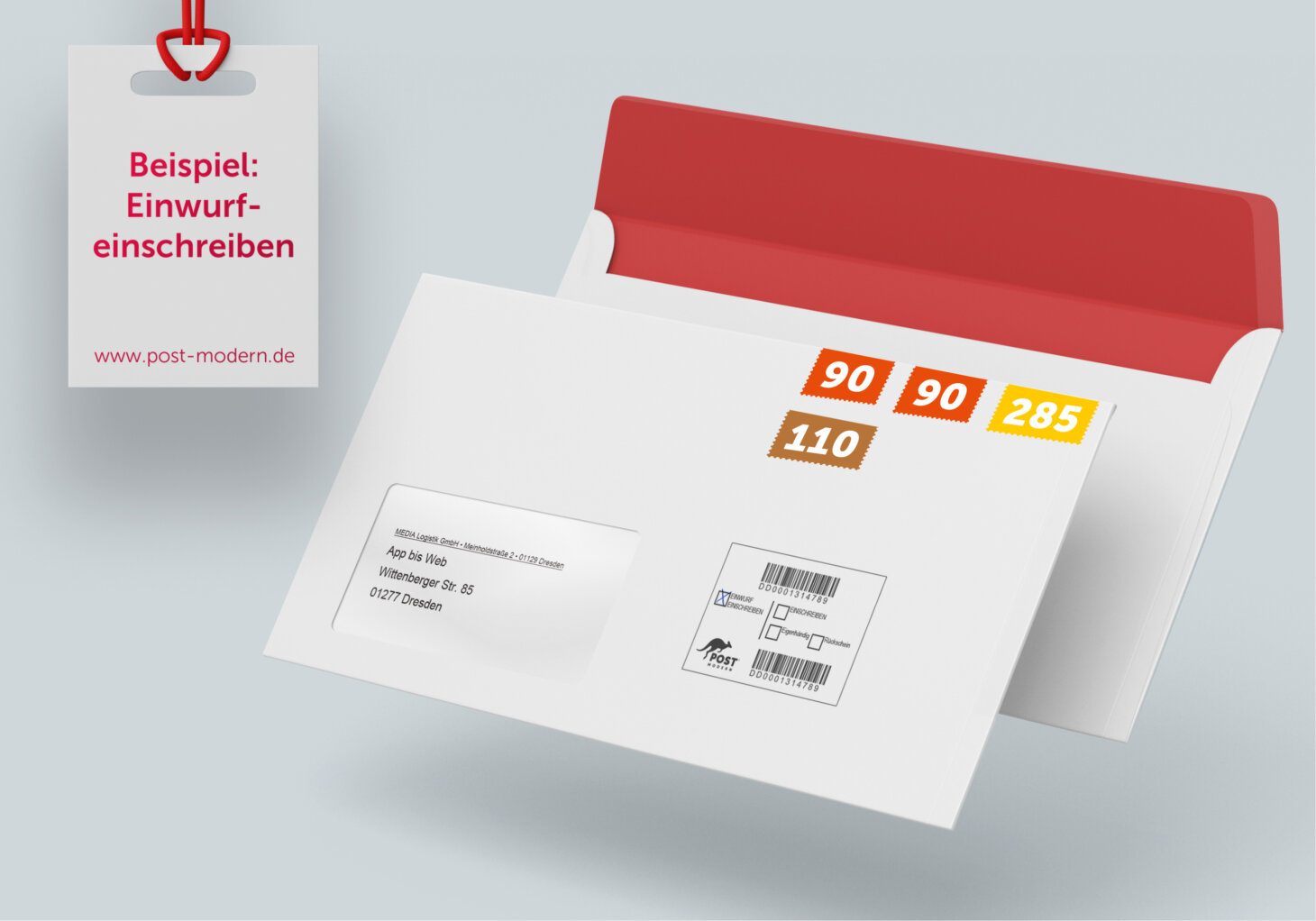 Einschreiben für Privatkunden sicher ist sicher PostModern