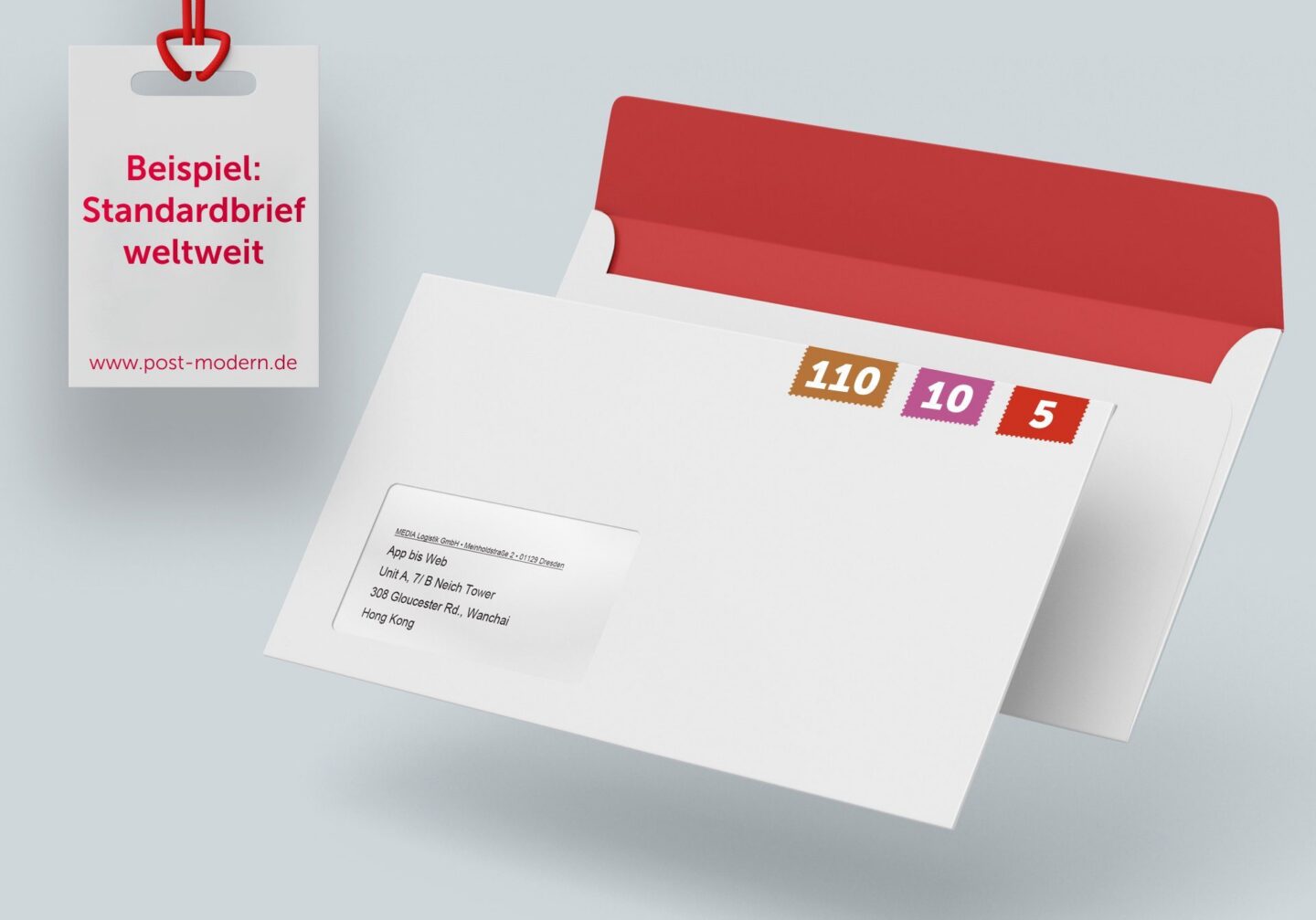 Briefversand für Privatkunden schnell & günstig PostModern